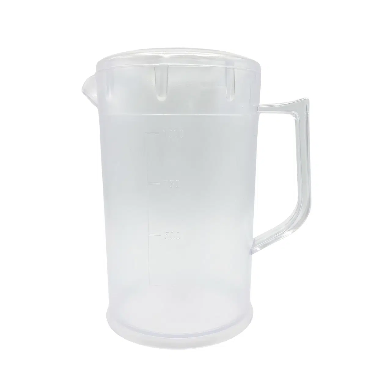 KH Healthcare 1Lt Graduated Acrylic Frosted Jug With Lid