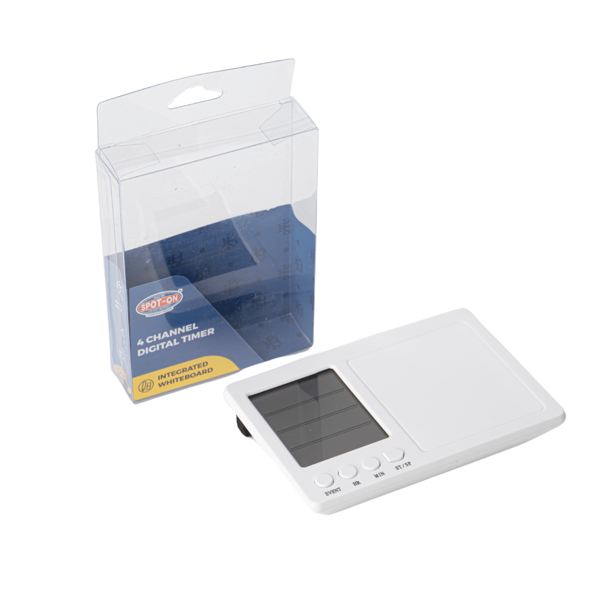 19558 4 Channel Digital Dual Kitchen Timer Whiteboard
