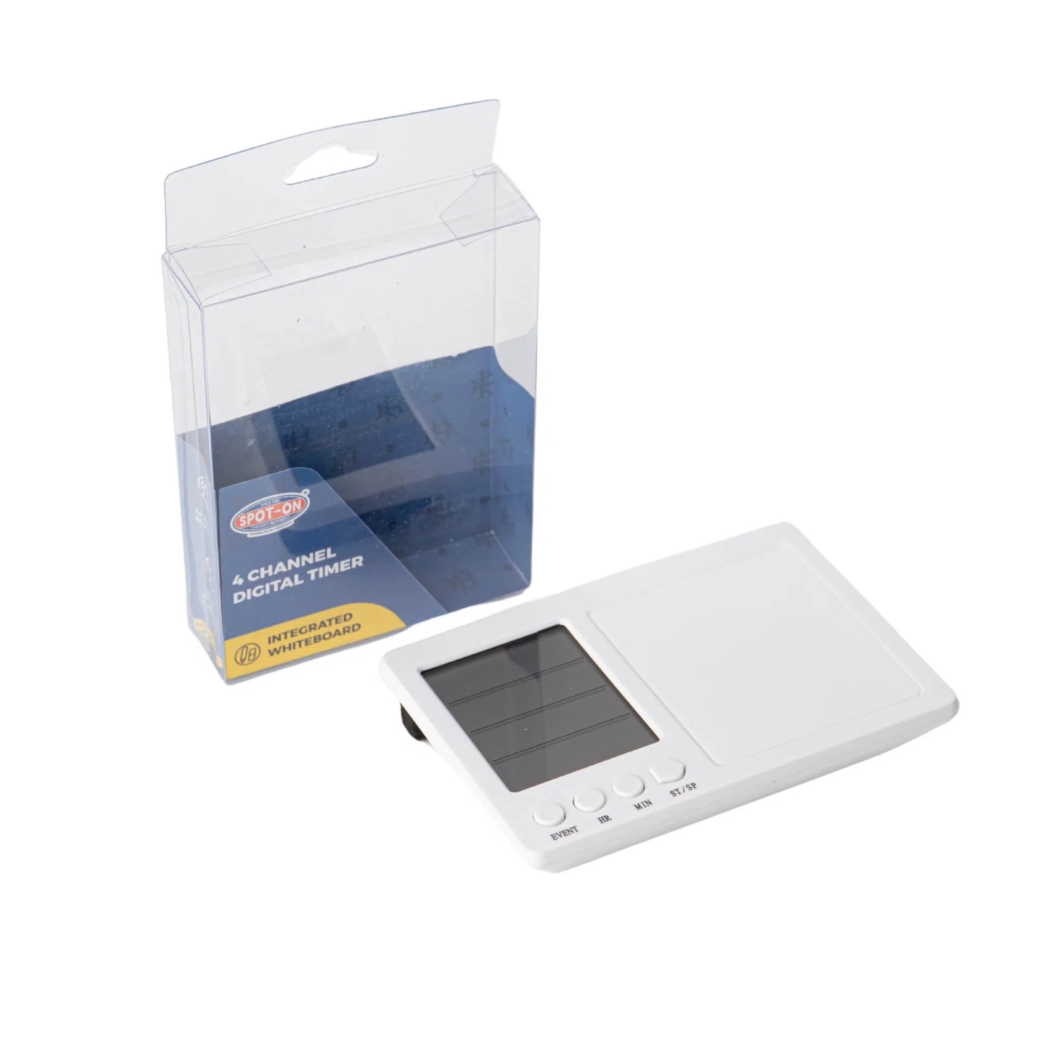 19558 4 Channel Digital Dual Kitchen Timer Whiteboard