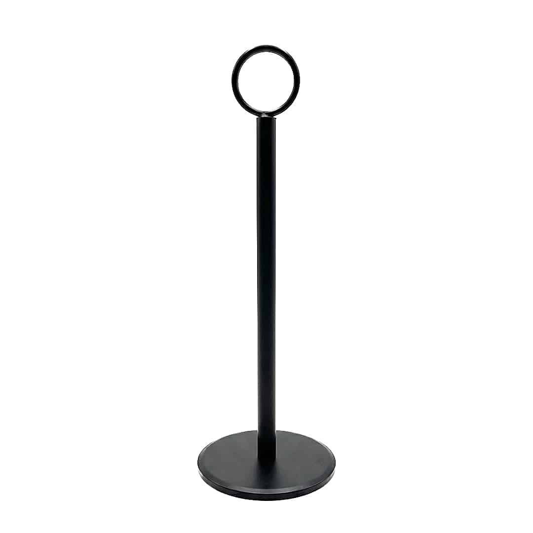 32220 Table number stand Black