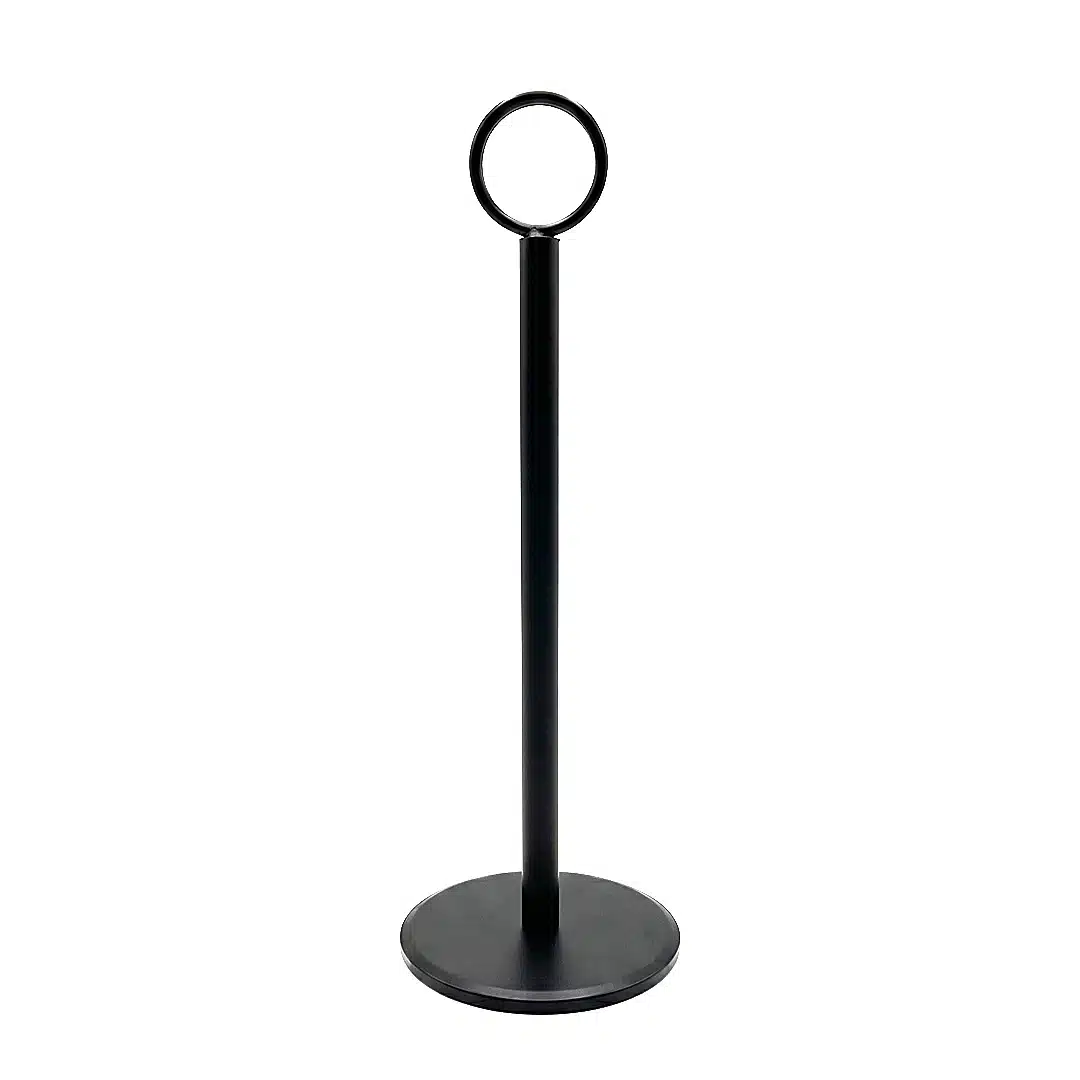 32220 Table number stand Black