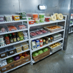 Cool Room Plastic Shelving