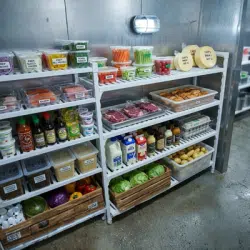 Cool Room Plastic Shelving