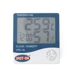 19567 Digital Humidity Thermometer and Clock