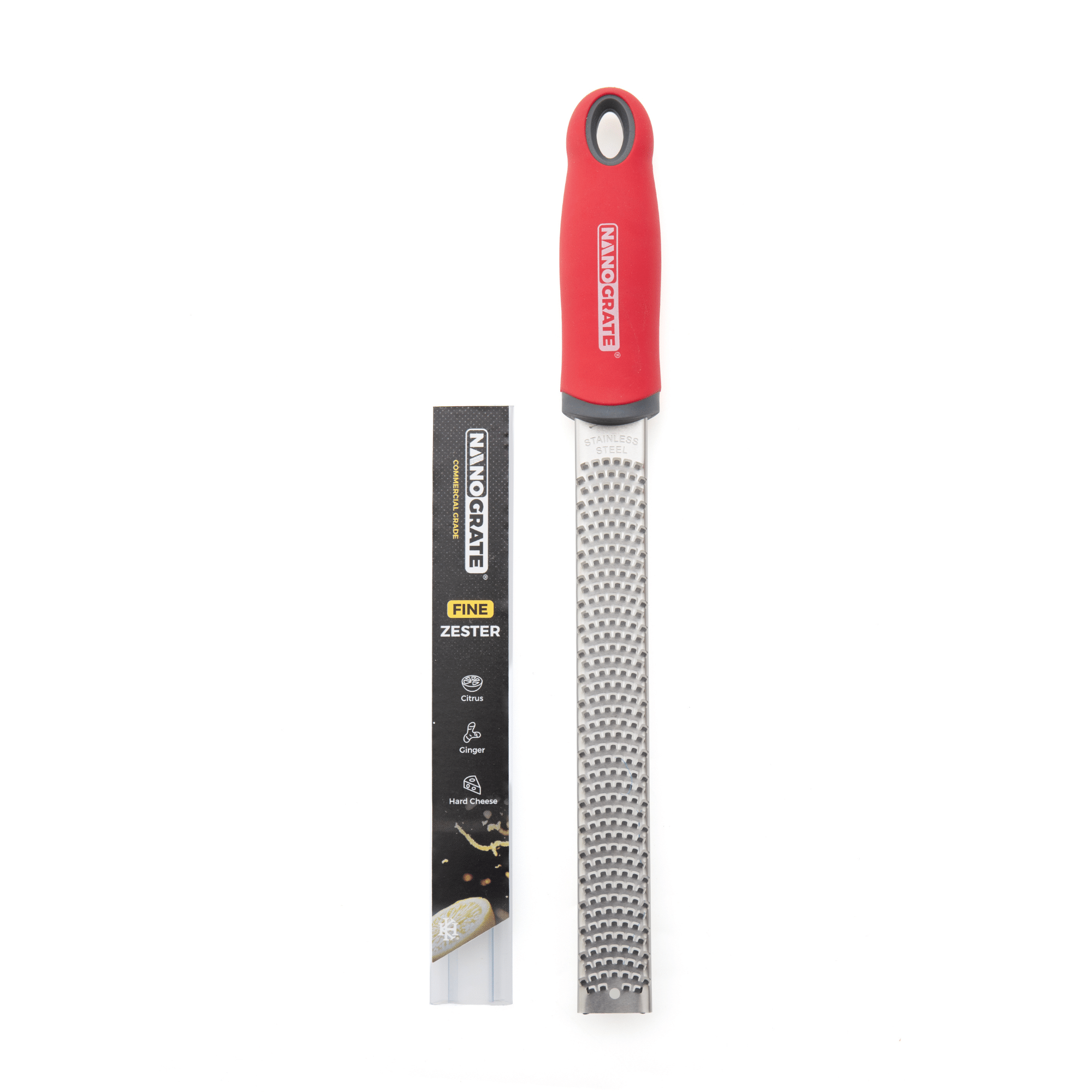 19724 Fine Zester Red Handle