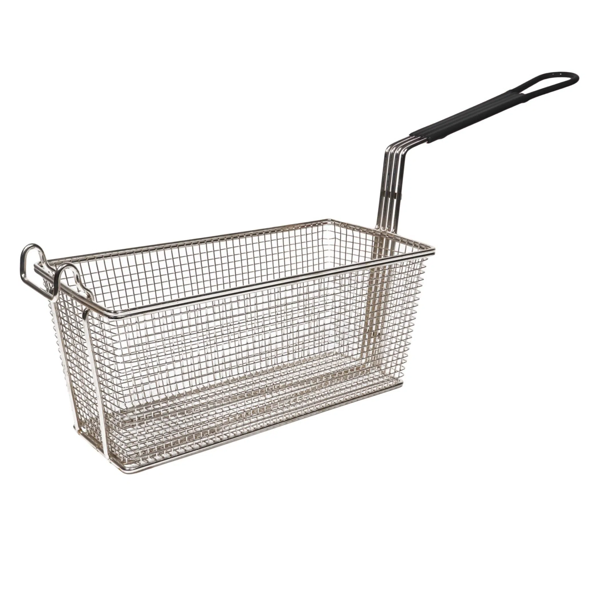 KH Rectangle Fryer Basket Black Handle