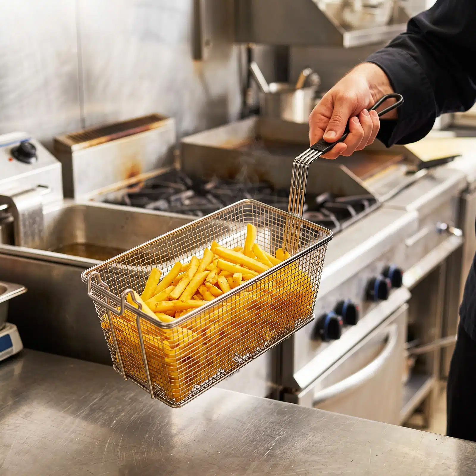 black fry basket