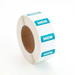 Spot On® Square 40mm Daily Removable Stickers (Roll of 500)
