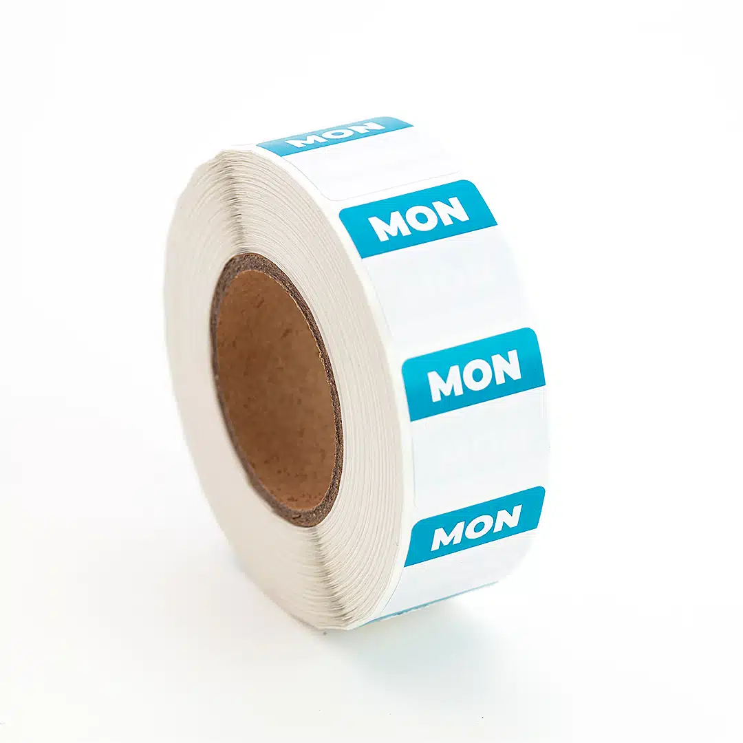 Spot On® Square 40mm Daily Removable Stickers (Roll of 500)
