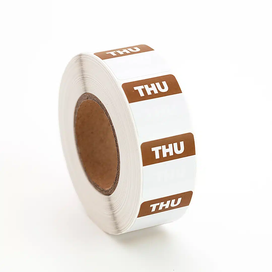 Spot On® Square 40mm Daily Removable Stickers (Roll of 500) - Image 4