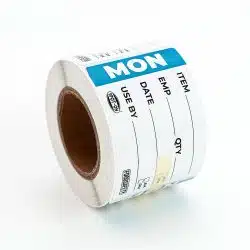 Spot On® Rectangle 49 X 75mm Prep Daily Removable Stickers (Roll of 250)
