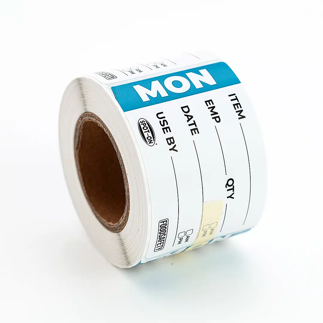 Spot On® Rectangle 49 X 75mm Prep Daily Removable Stickers (Roll of 250)