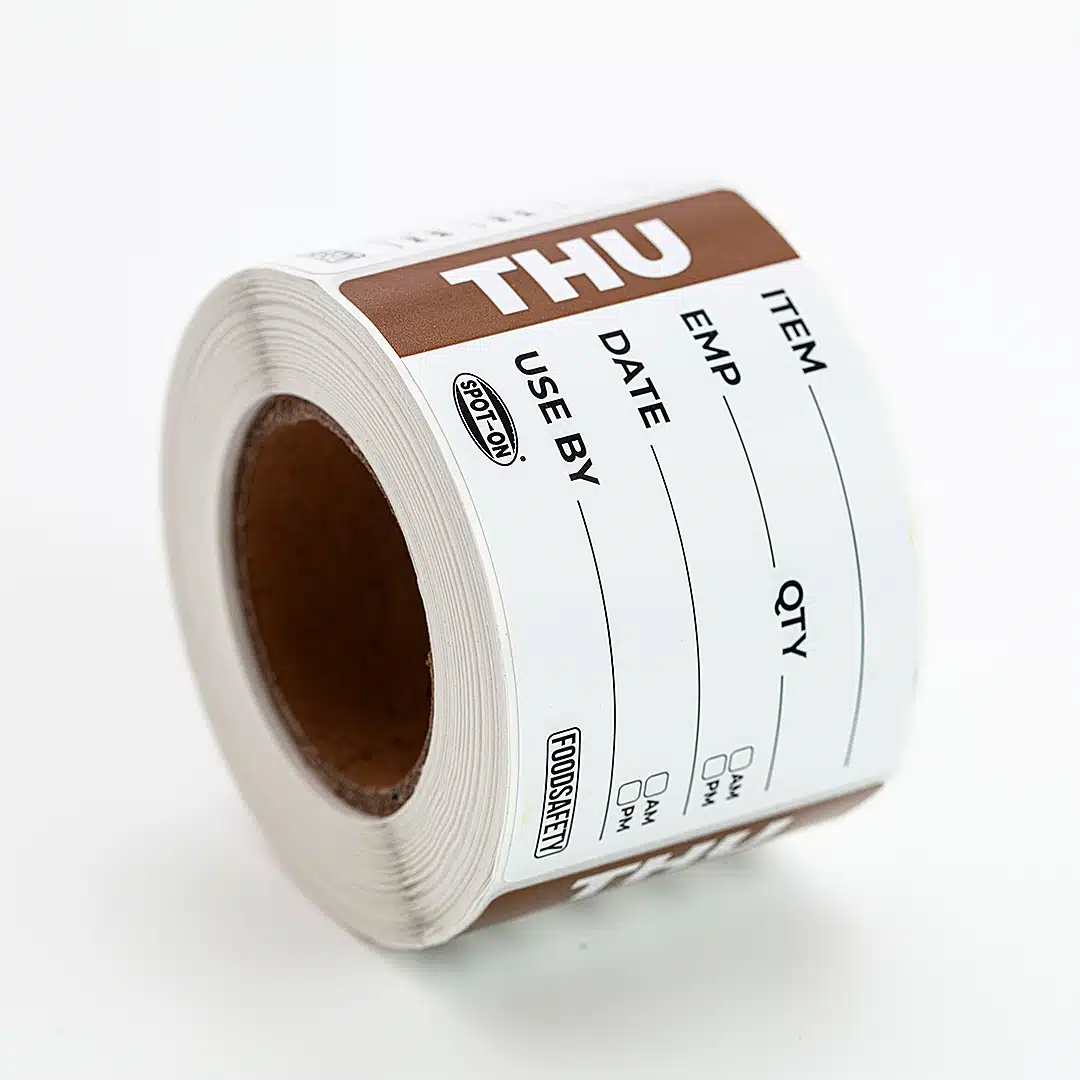 Spot On® Rectangle 49 X 75mm Prep Daily Removable Stickers (Roll of 250) - Image 4
